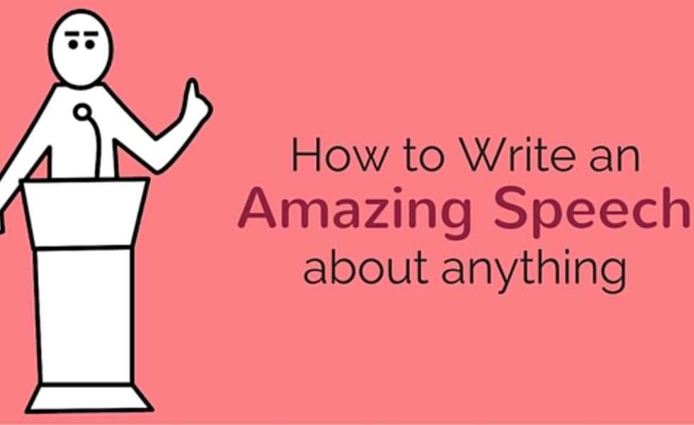 How to Write a Speech | speech writer