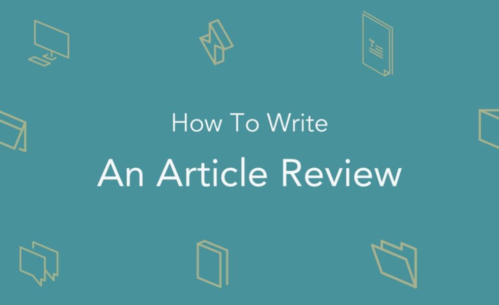 How to Write an Article Review | How To Write An Article Critique 
